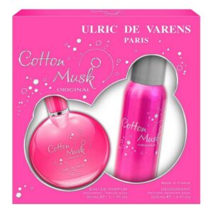 Set de Parfum Femme Cotton Musk Ulric De Varens (2 pcs)