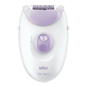 Épilateur électrique Braun 3170 Silkepil 3 12V Blanc Violet