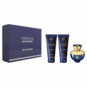 Set de Parfum Femme Dylan Blue Versace (3 pcs)