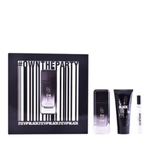 Set de Parfum Homme 212 Vip Black Carolina Herrera (3 pcs)