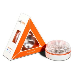 Dispositif de Signalisation d'Urgence Help-Flash LED IP54 Blanc