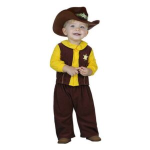 Déguisement pour Bébés Cowboy 113244 Marron Jaune (2 Pcs)