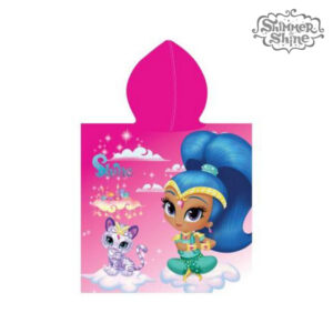 Serviette poncho avec capuche Shimmer and Shine 81094