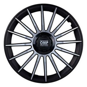 Enjoliveur OMP OMP1410 Noir Argenté 14" (4 uds)