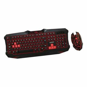 Clavier et Souris Gaming approx! APPBAT Noir Rouge