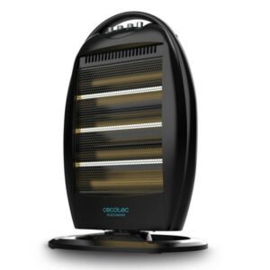 Chauffage d'Appoint Halogène Cecotec Ready Warm 7100 Quartz Rotate 1200W Noir