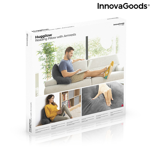 Oreiller de lecture avec accoudoirs Huglow InnovaGoods