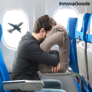 Oreiller de Voyage Gonflable Frontal Snoozy InnovaGoods