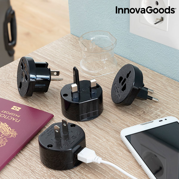 Adaptateur Prise Universelle de Voyage Electrip InnovaGoods