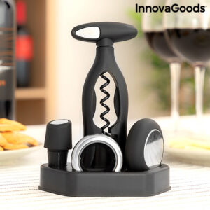 Assortiment de Vins avec Tire-Bouchon et Accessoires Vinstand InnovaGoods 5 Pièces