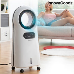 Climatiseur d'Évaporation Ioniseur Sans Lame avec LED O·Cool InnovaGoods 90W