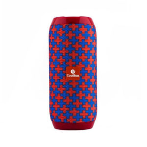 Haut-parleurs bluetooth CoolBox COOLTUBE 10W 1200 mAh FM Rouge Bleu