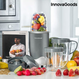 Mixeur en Verre avec Livre de Recette Nutri-One Touch InnovaGoods 600W Gris