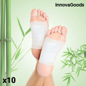 Patchs Détoxifiants pour les pieds InnovaGoods (Pack de 10)