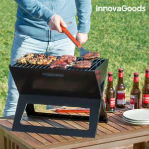 Barbecue au Charbon Portable et Pliable InnovaGoods