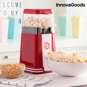 Machine à Pop-Corn Hot & Salty Times InnovaGoods 1200W Rouge