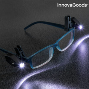 Clip LED pour Lunettes 360° InnovaGoods (Pack de 2)