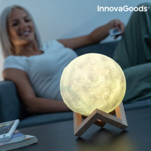Lampe LED Rechargeable Lune InnovaGoods