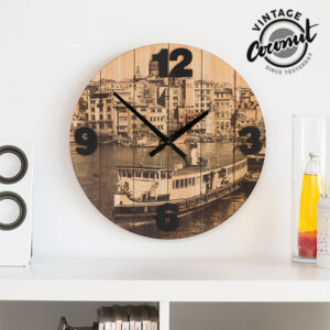 Horloge Murale Villes Vintage Coconut