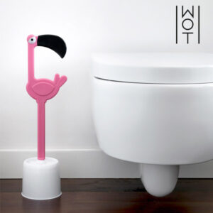 Brosse WC Flamant Rose Wagon Trend