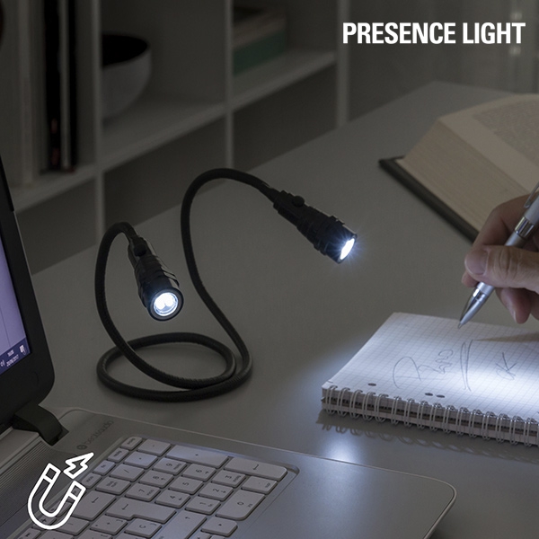 Lampe Torche Led Double Flexible Magnetique Presence Light