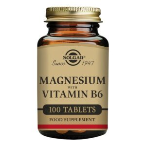 Magnésium + Vitamine B6 Solgar (100 comprimés)