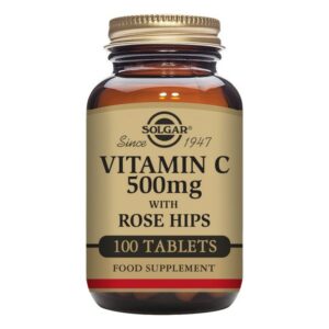 Vitamine C à base de cynorhodon Solgar 500 mg (100 comprimés)