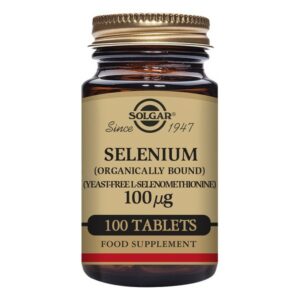 Sélénium Solgar 100 mcg (100 comprimés)