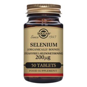 Sélénium Solgar 200 mcg (50 comprimés)