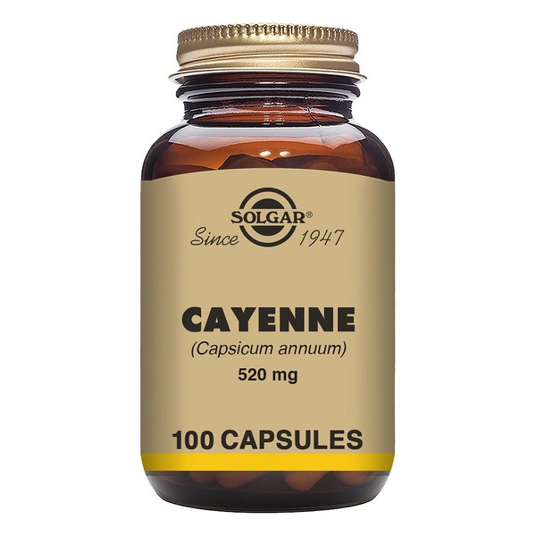 Cayenne (Capsicum annuum) Solgar 520 mg (100 Capsules)
