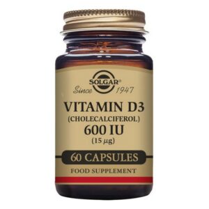 Vitamine D3 (cholécalciférol) Solgar 600 iu (60 Capsules)